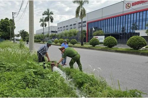 Kiểm tra hệ thống cấp nước phục vụ chữa cháy tại Khu công nghiệp Nam Thăng Long