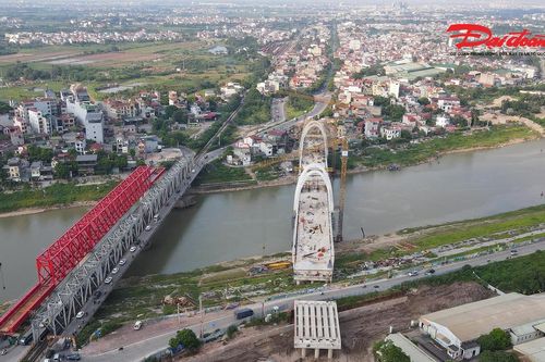 Hà Nội: Tăng tốc thi công cây cầu hơn 1.800 tỷ đồng, chuẩn bị hợp long sau gần 3 năm
