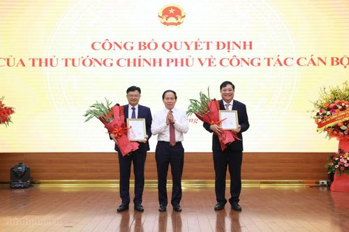 Công bố quyết định điều động, bổ nhiệm 2 tân Phó tổng Thanh tra Chính phủ