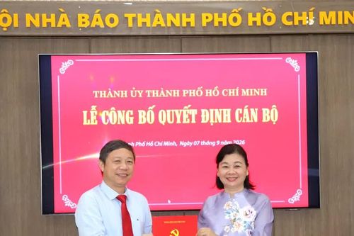 Đồng chí Lý Việt Trung làm Phó Chủ tịch chuyên trách Hội Nhà báo TPHCM