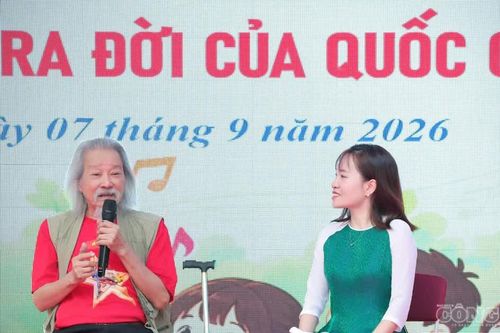 Học sinh Hà Nội nghe con trai Văn Cao kể chuyện về người viết Quốc ca