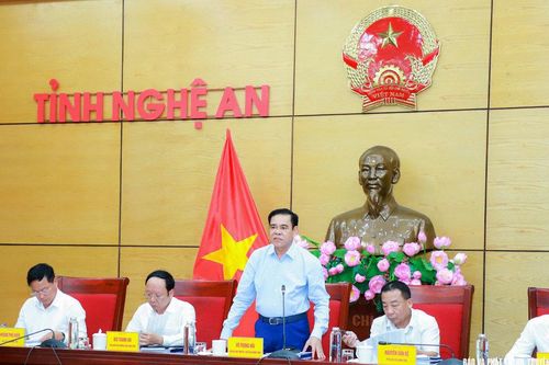 UBND tỉnh Nghệ An thống nhất phương án quy mô nền đường tuyến Nam Cấm - Nguyễn Sỹ Sách kéo dài