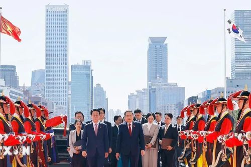 Chủ tịch Quốc hội Hàn Quốc đón, hội đàm với Chủ tịch Quốc hội Trần Thanh Mẫn