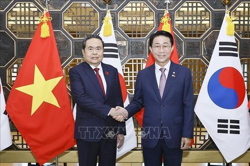 Chủ tịch Quốc hội Hàn Quốc đón, hội đàm với Chủ tịch Quốc hội Trần Thanh Mẫn