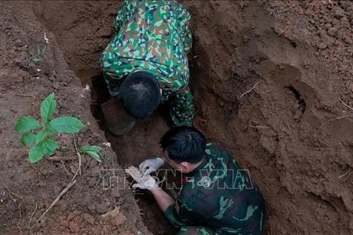 Phát hiện, quy tập nhiều hài cốt liệt sĩ ở tỉnh Quảng Trị