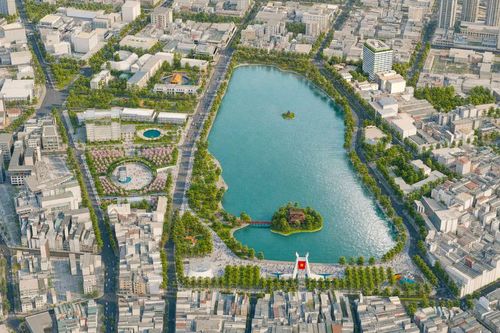 Phối cảnh điều chỉnh khu vực hồ Hoàn Kiếm