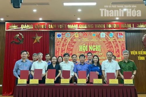 Ký kết quy chế phối hợp giữa Viện Kiểm sát nhân dân với các ngành, tổ chức chính trị xã hội