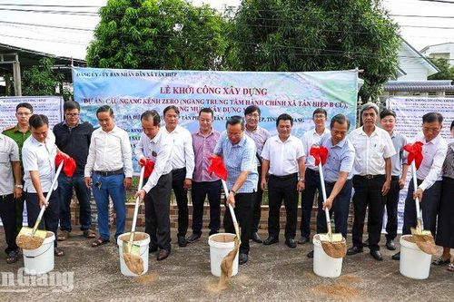 Tân Hiệp khởi công cầu Ngang Kênh Zero hơn 7,4 tỉ đồng
