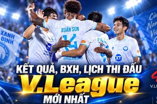 Bảng xếp hạng V.League 2026/27 sau vòng 1: Nam Định dẫn đầu