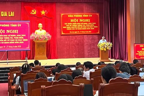 Gia Lai: Đẩy mạnh chuyển đổi số trong các cơ quan Đảng tỉnh