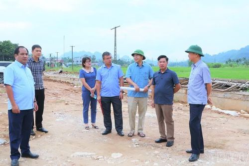 Xã Lục Yên kiểm tra tiến độ thực hiện các công trình, dự án trọng điểm