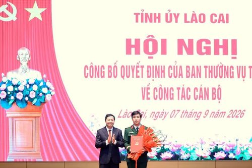 Đồng chí Lương Hoàng Giang được chỉ định giữ chức Phó Bí thư Thường trực Đảng ủy Quân sự tỉnh