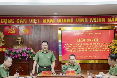 Tăng quy mô, đẩy nhanh tiến độ dự án nhà ở cho Công an Lâm Đồng