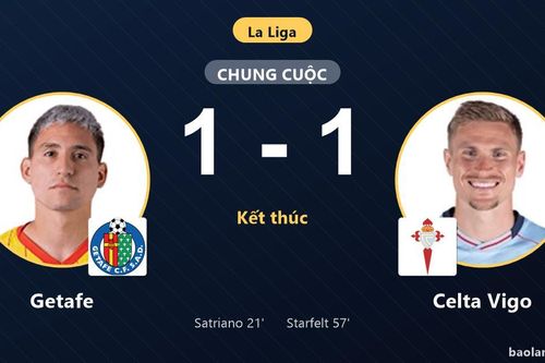 Chia điểm tại Coliseum, Getafe và Celta Vigo ghìm chân nhau ở nhóm cuối bảng