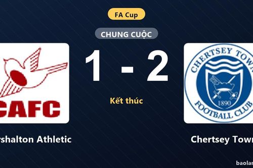 Hạ Carshalton Athletic, Chertsey Town thắng trận đá lại vòng loại FA Cup