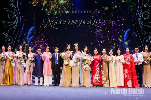 Thí sinh Đỗ Thị Thảo đoạt danh hiệu Người đẹp Hoa Lư năm 2026