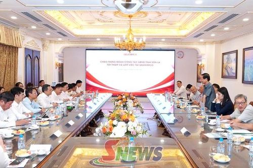 Sơn La thúc đẩy hợp tác đầu tư với Tập đoàn Geleximco
