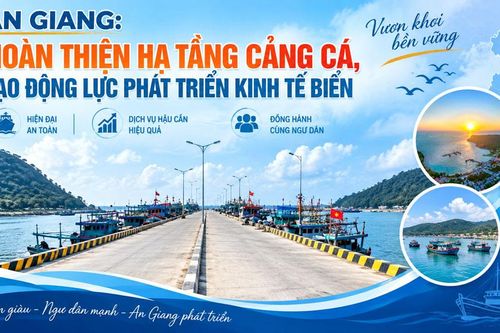 An Giang: Hoàn thiện hạ tầng cảng cá, tạo động lực phát triển kinh tế biển