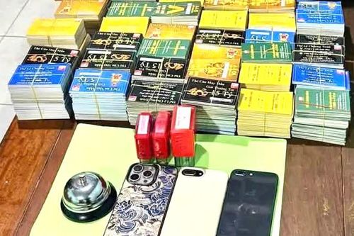 Phú Thọ: Triệt phá đường dây livestream bán 'vé cào trúng thưởng' lừa đảo