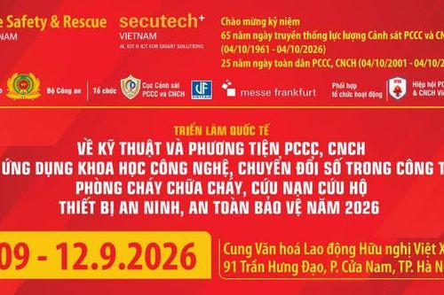 Nhiều công nghệ đột phá tại Triển lãm phòng cháy, chữa cháy
