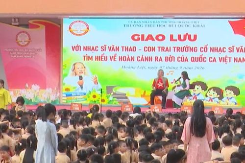Đưa câu chuyện về bài hát Tiến Quân ca đến gần với học sinh