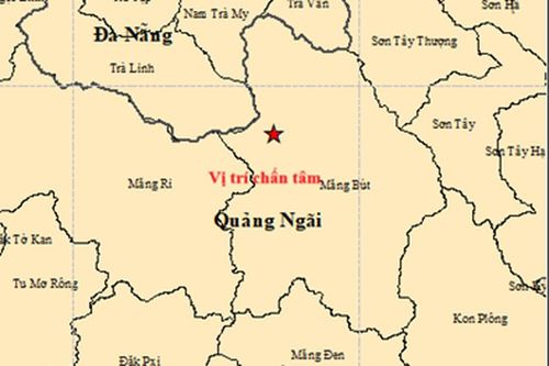 Liên tiếp động đất ở Đà Nẵng, Quảng Ngãi
