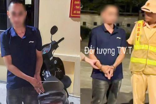 CSGT Hà Nội kiểm tra chiếc xe che biển số, phát hiện tài sản trộm cắp