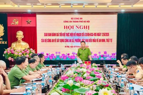 'Tăng tốc' tiến độ xây dựng Công an xã, phường kiểu mẫu về an ninh, trật tự