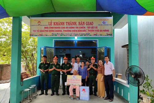 Mái ấm nghĩa tình tặng vợ liệt sĩ Lê Thôi
