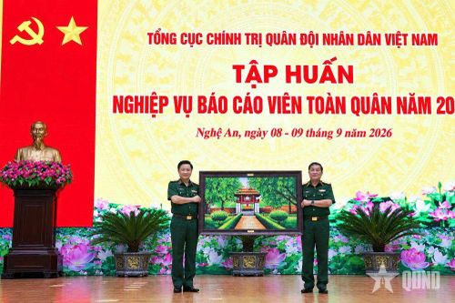 Khai mạc Hội nghị tập huấn nghiệp vụ báo cáo viên toàn quân năm 2026