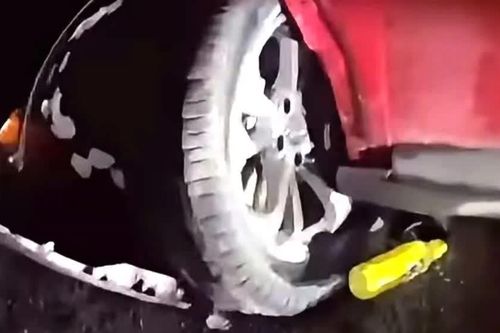 Đồng Nai: Ô tô sập hố trên tuyến cao tốc Biên Hòa - Vũng Tàu