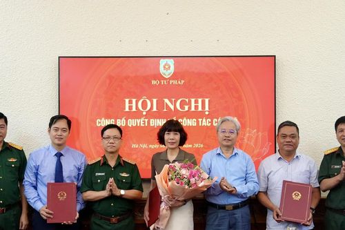 Kiện toàn Ban Chỉ huy Quân sự Bộ Tư pháp, nâng cao chất lượng công tác quốc phòng, quân sự