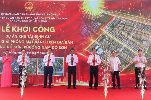 Hải Phòng: Khởi công các gói thầu dự án tái định cư
