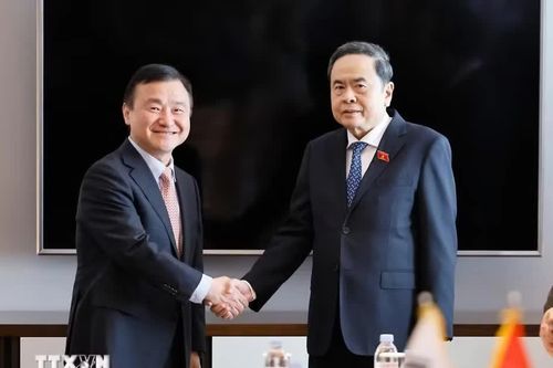 Chủ tịch Quốc hội Trần Thanh Mẫn tiếp lãnh đạo tập đoàn lớn của Hàn Quốc