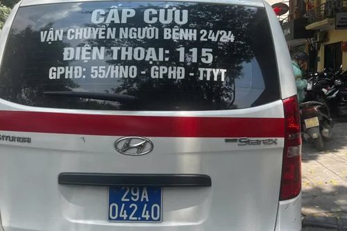 Cách nhận biết xe cấp cứu được cấp phép