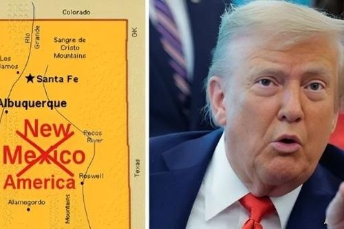 Thống đốc bang New Mexico phản đối ý tưởng đổi tên của ông Trump