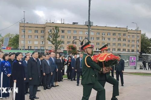 Tổng Bí thư, Chủ tịch nước Tô Lâm đặt hoa tại Quảng trường Hồ Chí Minh