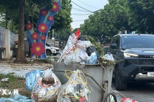 Phú Thọ: Người dân chặn đường vào khu tập kết, rác thải đô thị ùn ứ