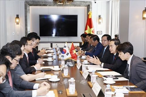 Chủ tịch Quốc hội Trần Thanh Mẫn tiếp lãnh đạo doanh nghiệp lớn của Hàn Quốc
