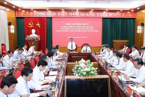 Thường trực Ban Bí thư Trần Cẩm Tú: 'Học viện phải là hình mẫu về xây dựng Đảng'