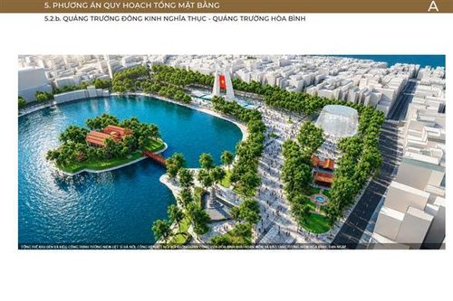 Quảng trường Đông Kinh Nghĩa Thục sẽ thế nào sau tái thiết?