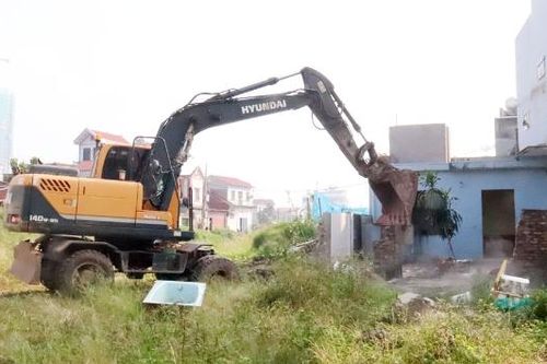 Phường Bắc Giang cưỡng chế thu hồi đất phục vụ dự án đường Lê Duẩn