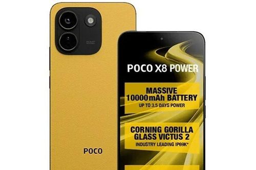 Poco X8 Power sở hữu pin silicon-carbon 10.000 mAh, sạc nhanh 100W cùng thiết kế mỏng nhẹ