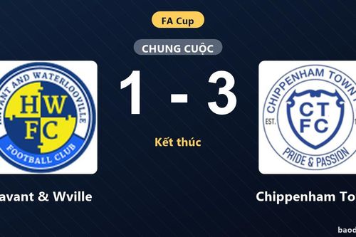 Hạ Havant & Wville, Chippenham Town thắng thuyết phục ở trận đá lại FA Cup