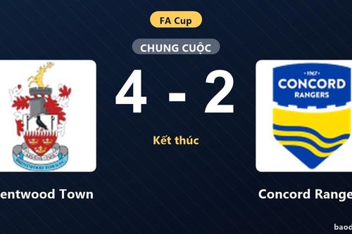 Brentwood Town hạ Concord Rangers trong trận đá lại vòng loại FA Cup