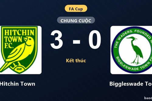 Hitchin Town thắng áp đảo Biggleswade Town ở trận đá lại FA Cup