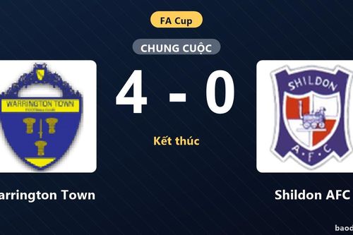 Thua đậm Warrington Town 4-0, Shildon AFC nhận kết cục cay đắng tại FA Cup