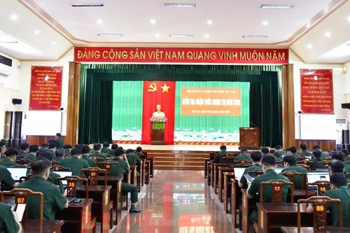 Bộ Chỉ huy Quân sự tỉnh Gia Lai tổ chức kiểm tra nhận thức chính trị năm 2026