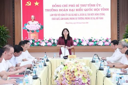 Phó Bí thư Tỉnh ủy Giàng Thị Dung: 9 xã khu vực Văn Yên cần tập trung quyết liệt hoàn thành các nhiệm vụ chính trị năm 2026