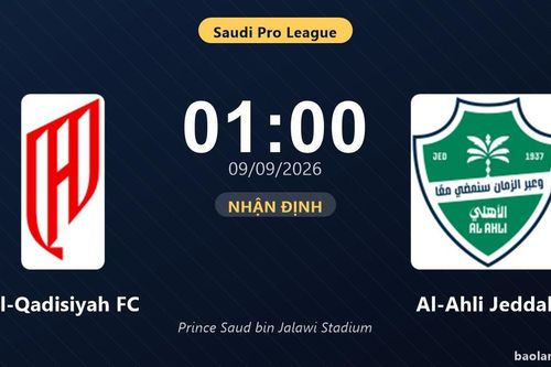 Nhận định Al-Qadisiyah FC vs Al-Ahli Jeddah: Cơ hội bám đuổi ngôi đầu